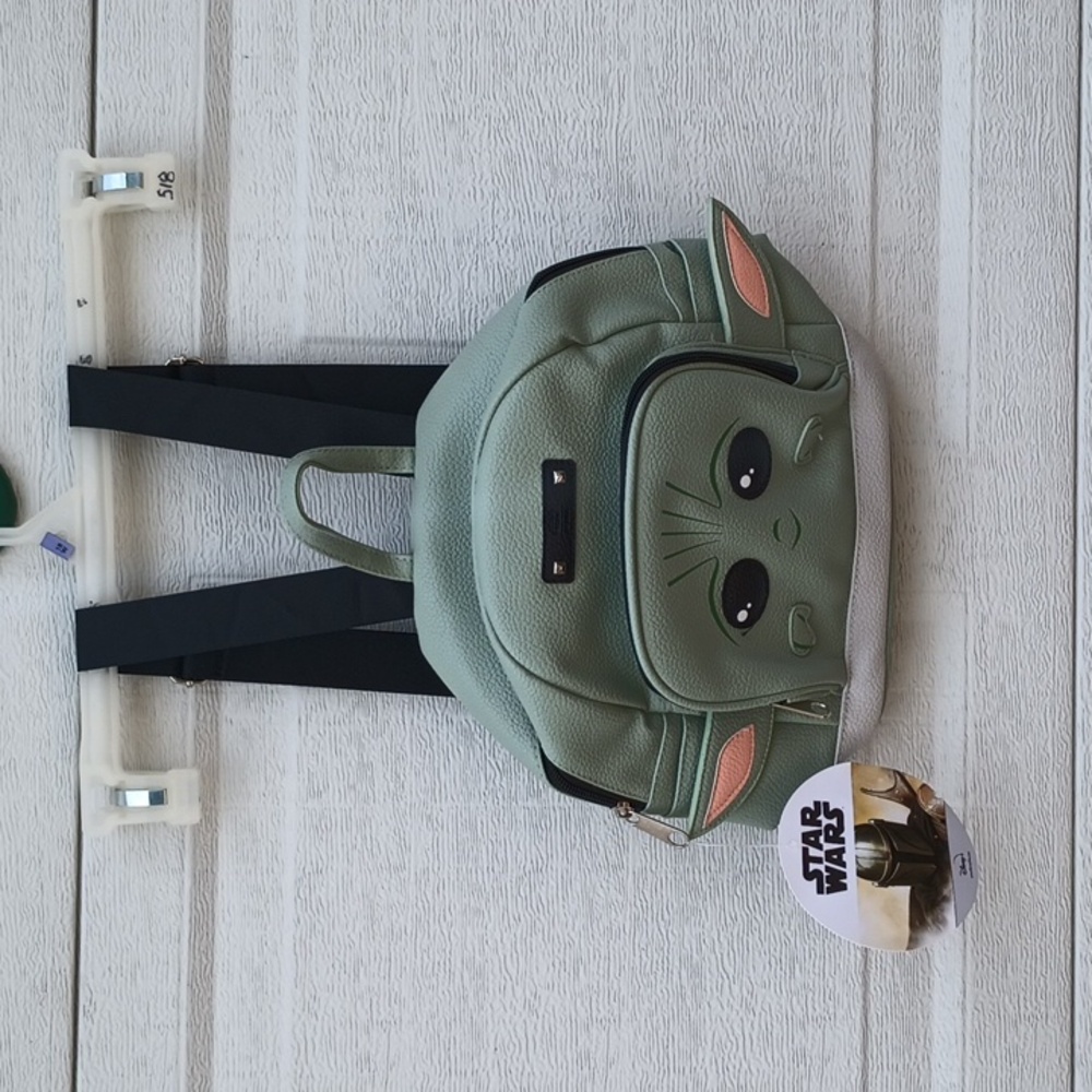 Disney Star Wars Yoda The Child Mandalorian Backpack Purse Travel Bag Tote NWT